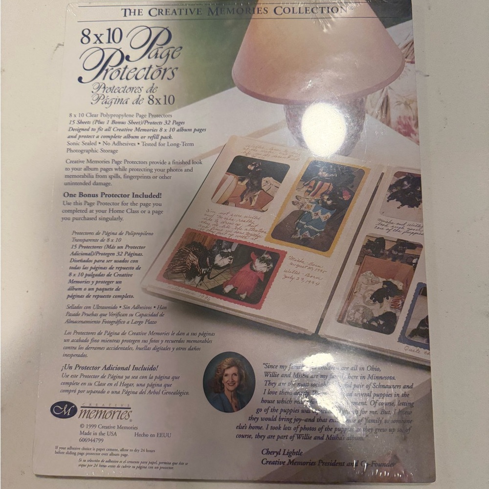 Creative Memories 8x10 Page Protectors 2 packs